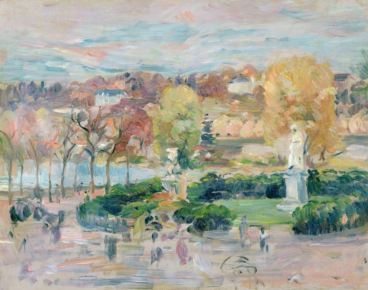 Maisema Toursissa, 1892 tekijältä Berthe Morisot