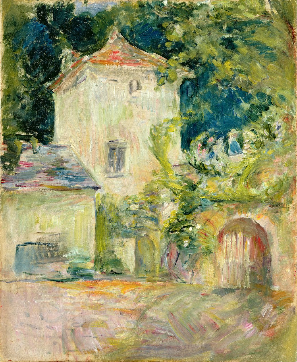 Pigeon Loft Chateau du Mesnilissä, Juziers, 1892 tekijältä Berthe Morisot