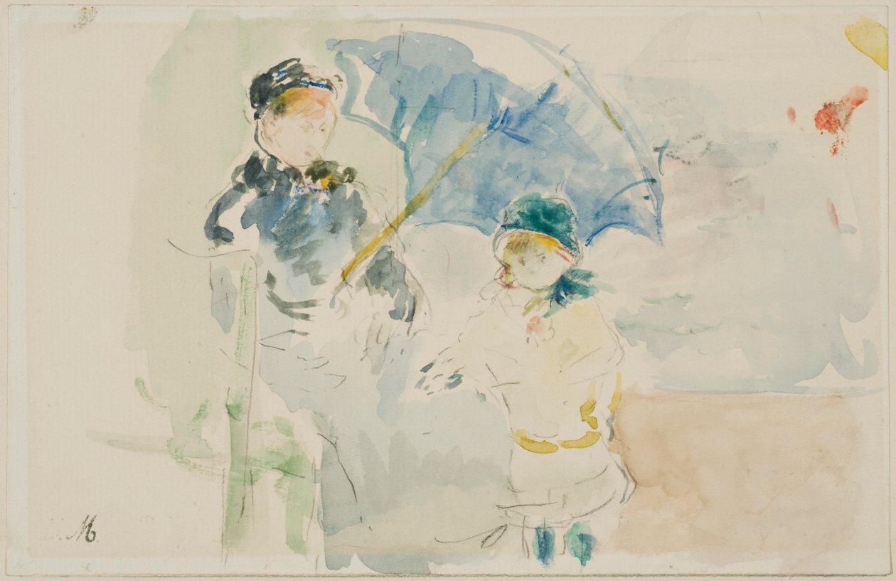 Plage de Nizza tekijältä Berthe Morisot