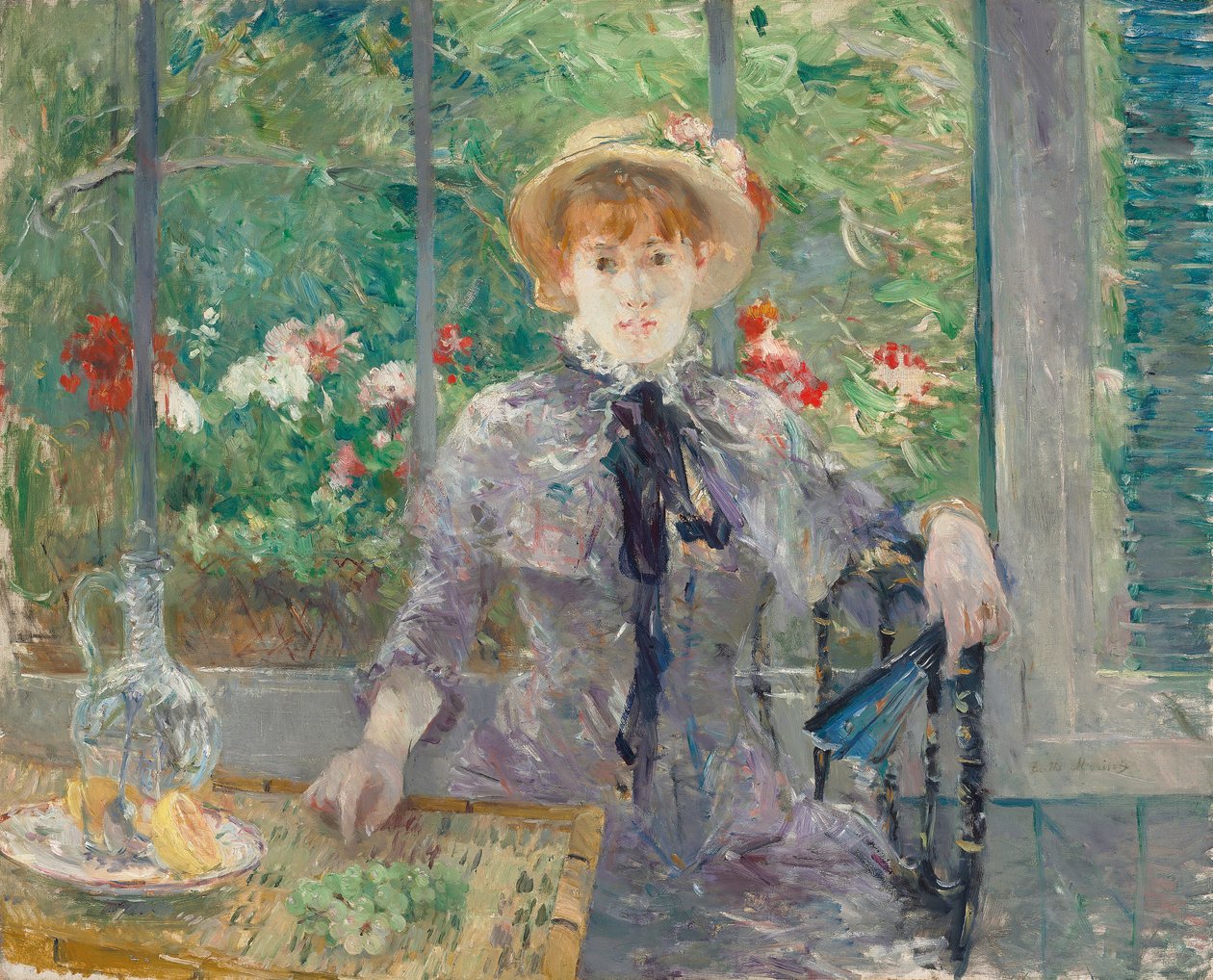 Aamiaisen jälkeen, 1881 tekijältä Berthe Morisot