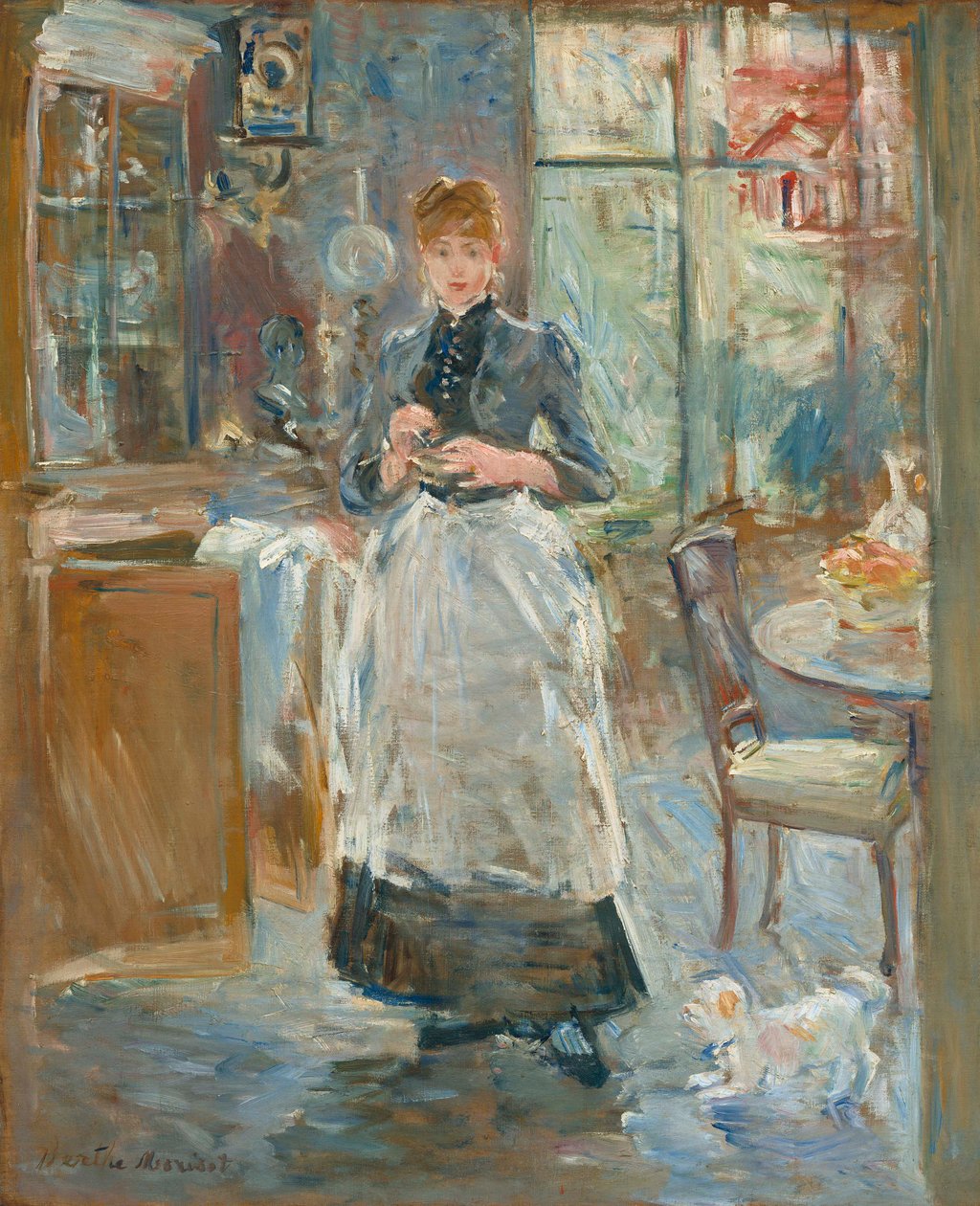 Dans la salle à manger tekijältä Berthe Morisot