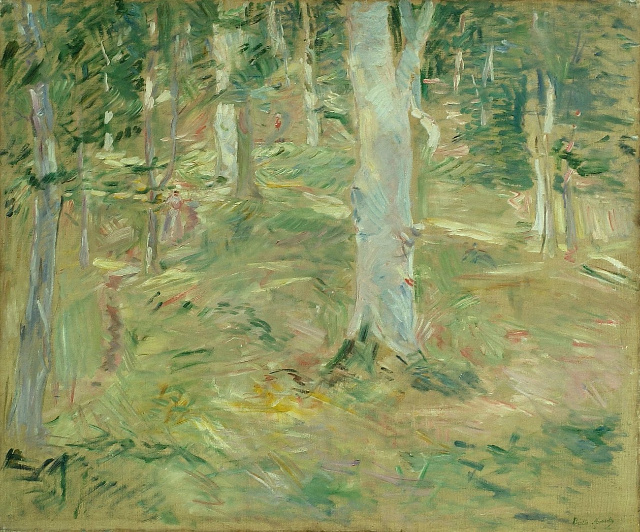 Compiègnen metsä tekijältä Berthe Morisot