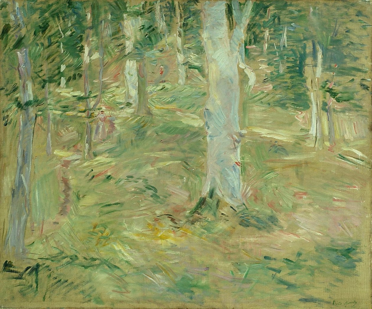 Compiègnen metsä tekijältä Berthe Morisot