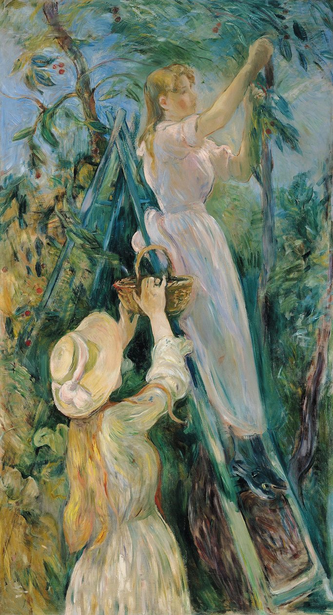 Ranskalainen:  Le Cerisier tekijältä Berthe Morisot