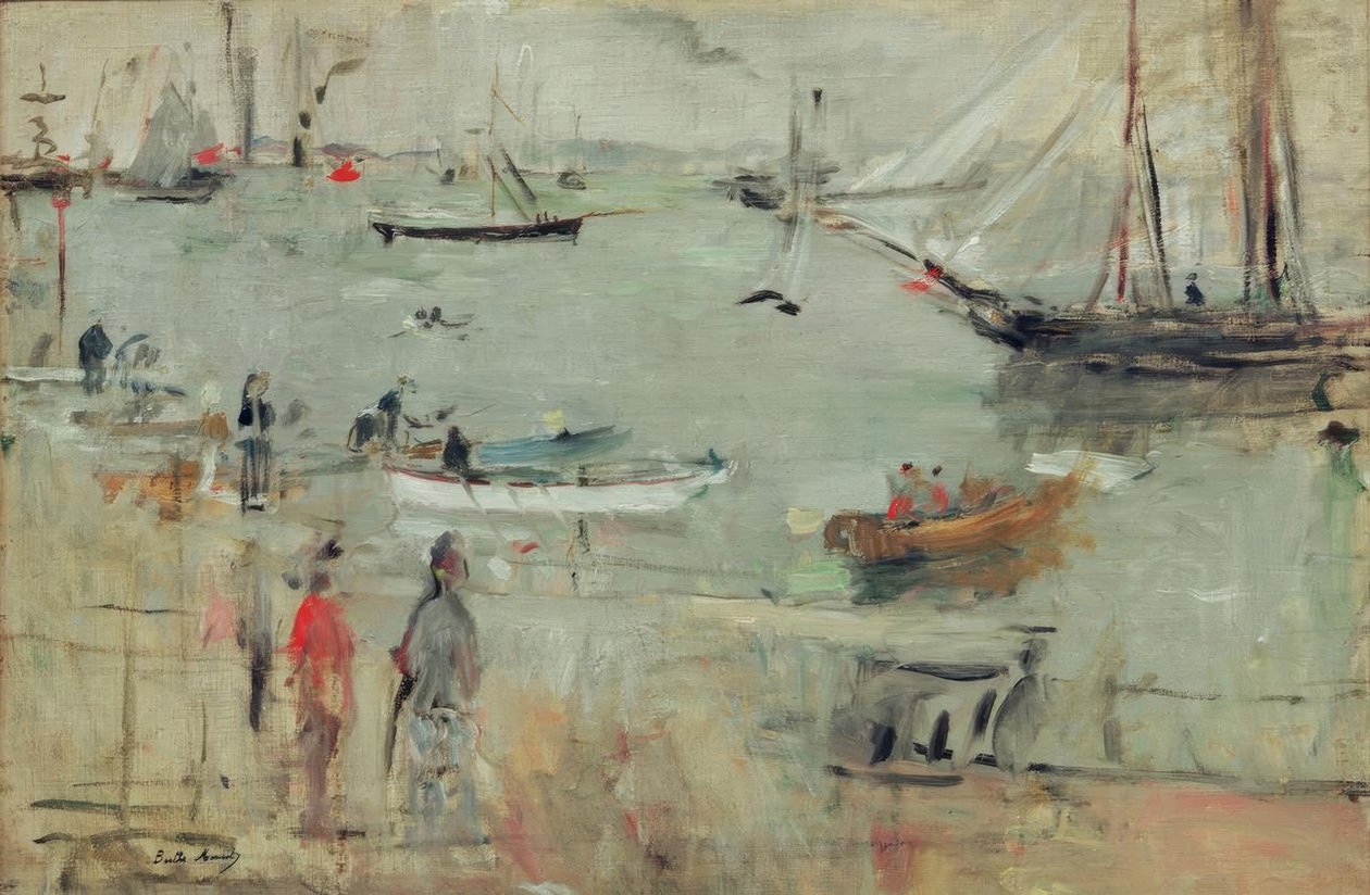 Hafenszene, Wightin saari tekijältä Berthe Morisot