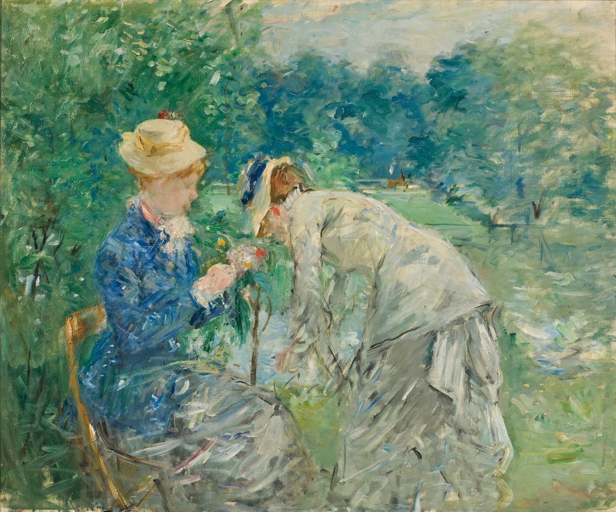 Bois de Boulognessa, noin 1875-1879 tekijältä Berthe Morisot