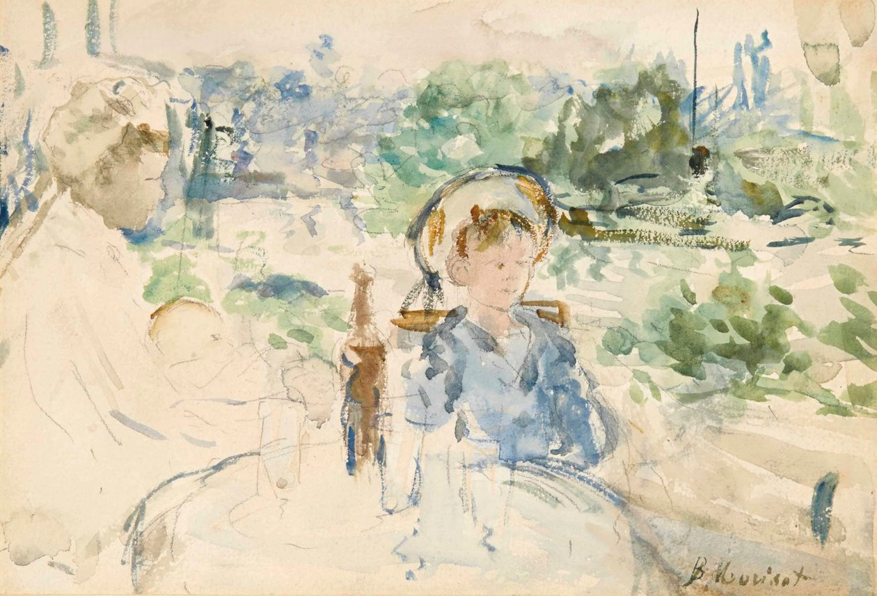 Lounas maalla, 1879 tekijältä Berthe Morisot
