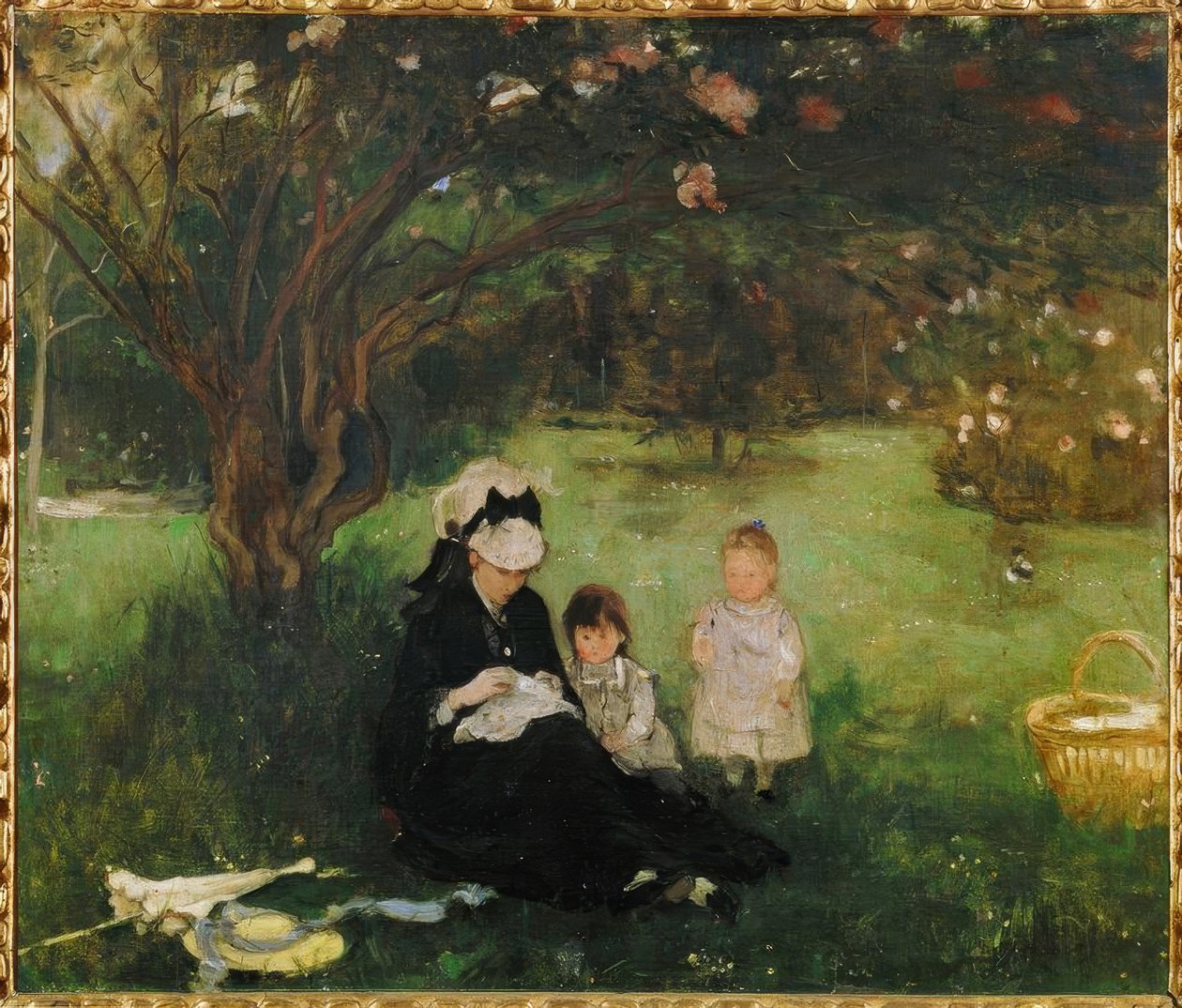 Lilas à Maurecourt tekijältä Berthe Morisot