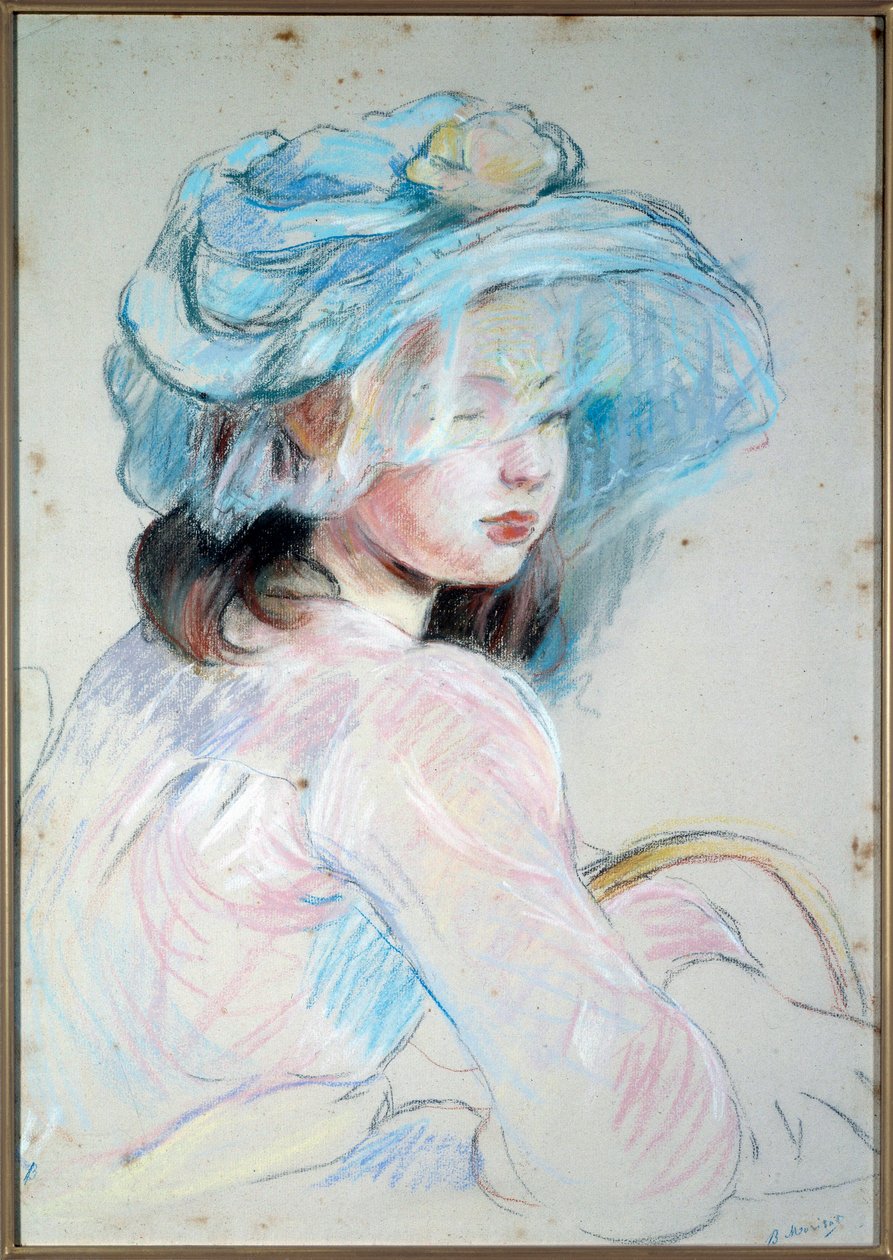 Pieni tyttö kori tekijältä Berthe Morisot
