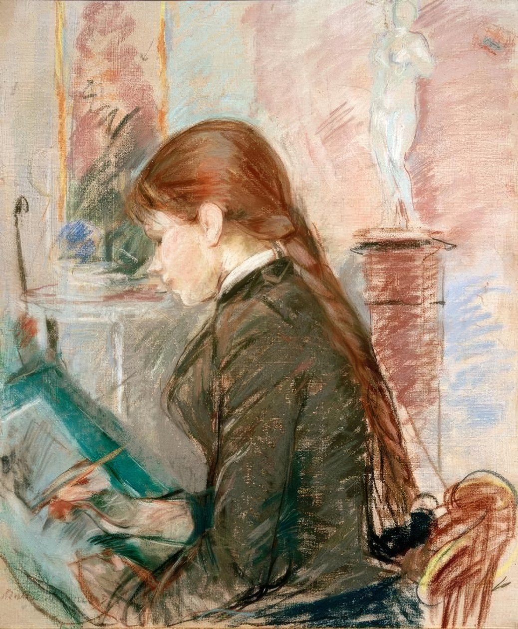 Paule Gobillardin piirustus tekijältä Berthe Morisot