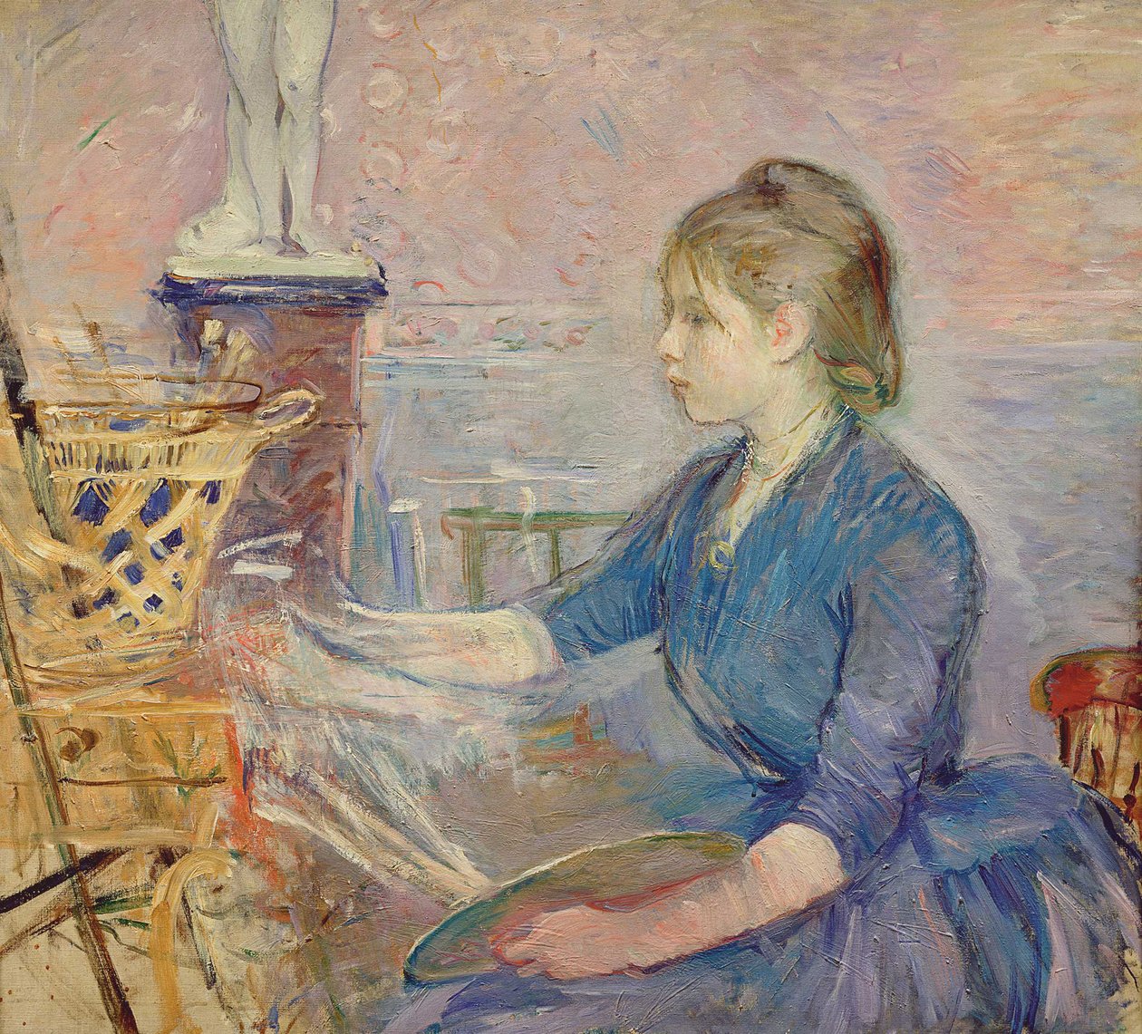 Paule Gobillardin maalaus, 1887 tekijältä Berthe Morisot
