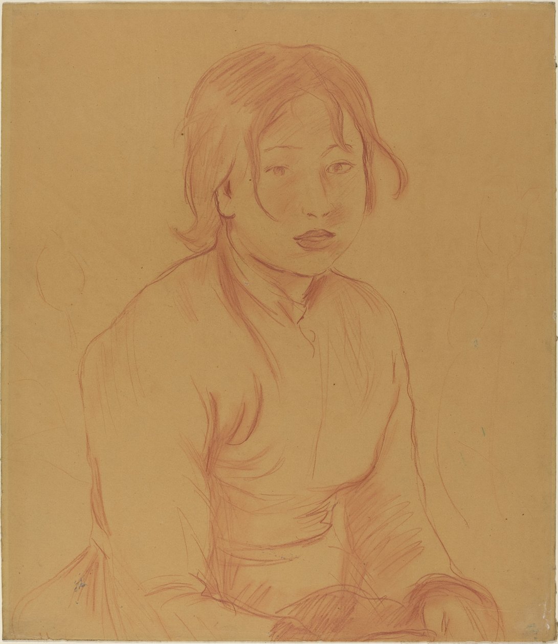 Talonpoikatyttö tekijältä Berthe Morisot