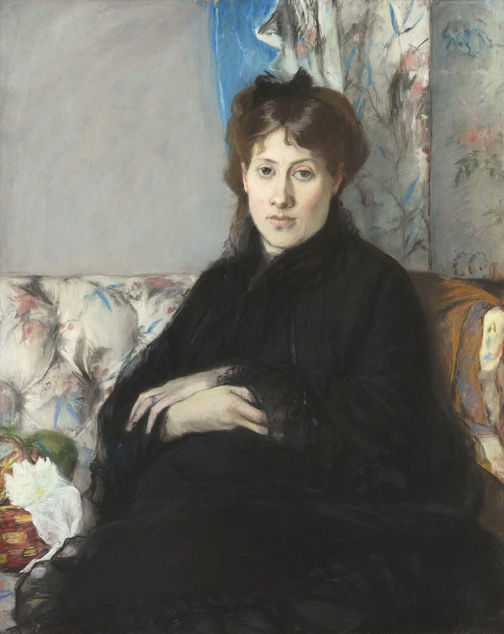 Madame Edma Pontillonin muotokuva, os. Morisot, 1871 tekijältä Berthe Morisot