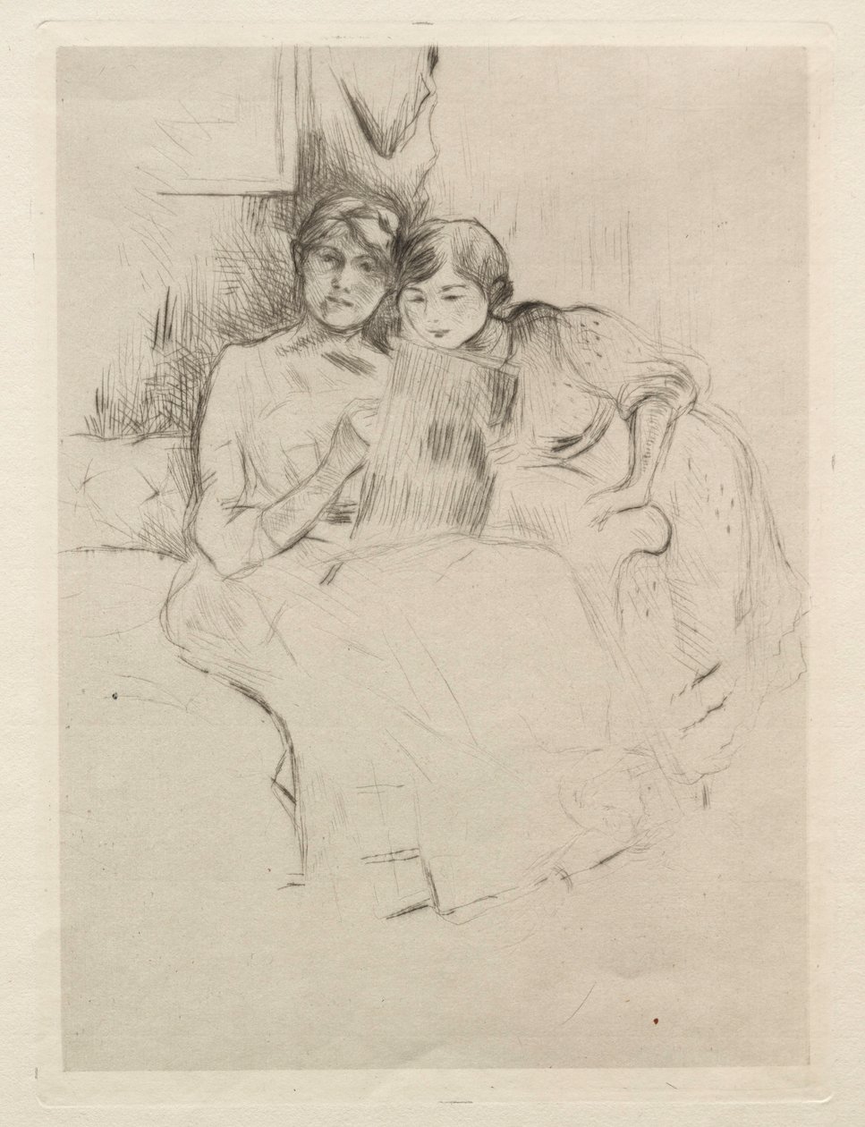 Luonnos. tekijältä Berthe Morisot