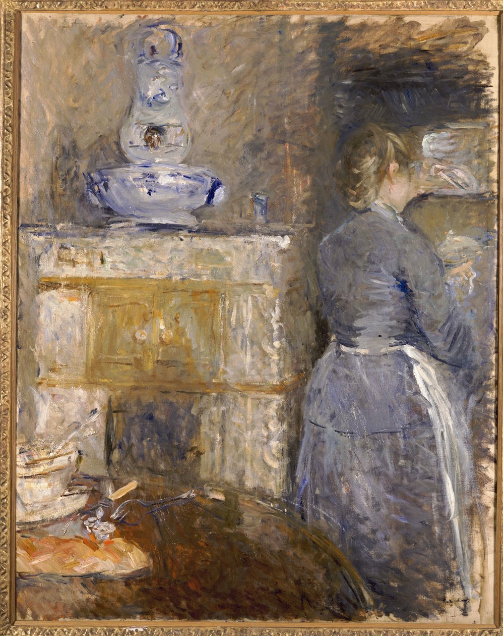 Rouart-perheen ruokasali, Avenue d"Eylau, 1880 tekijältä Berthe Morisot