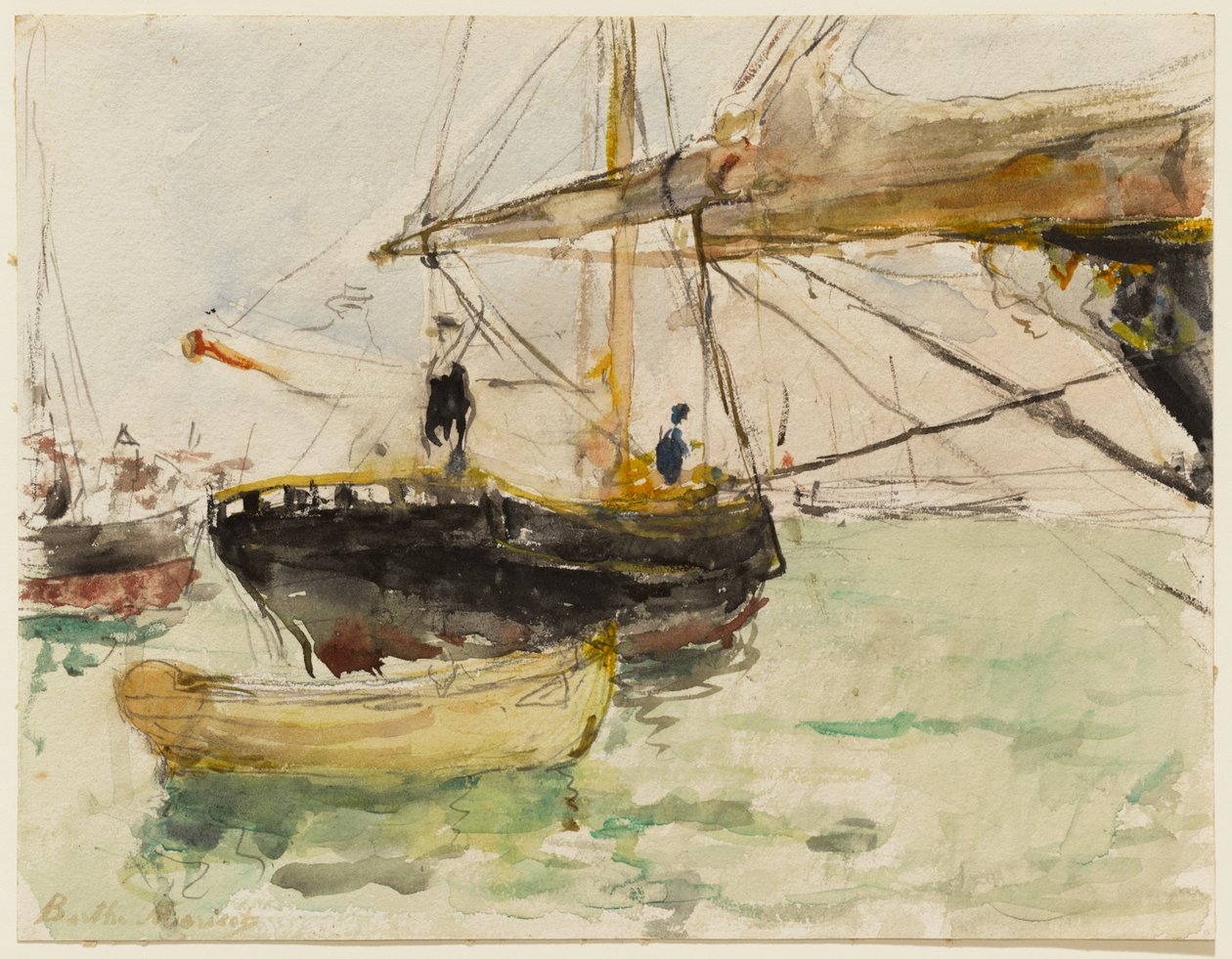 Jahdin keula tekijältä Berthe Morisot