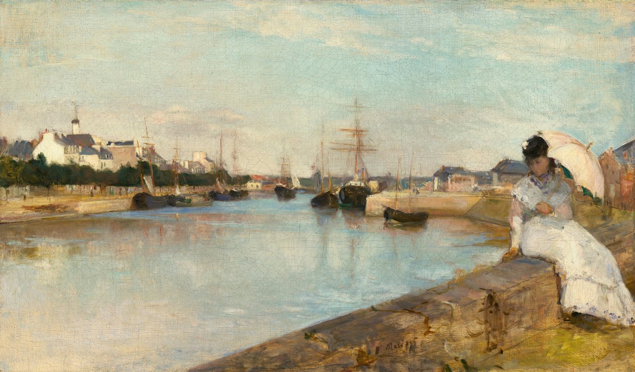 Lorientin satama tekijältä Berthe Morisot