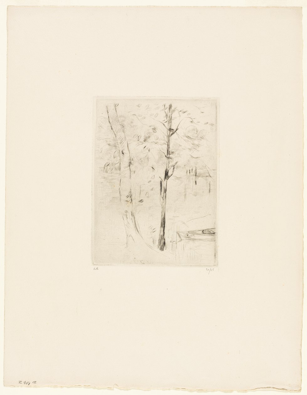Bois de Boulognen järvi tekijältä Berthe Morisot