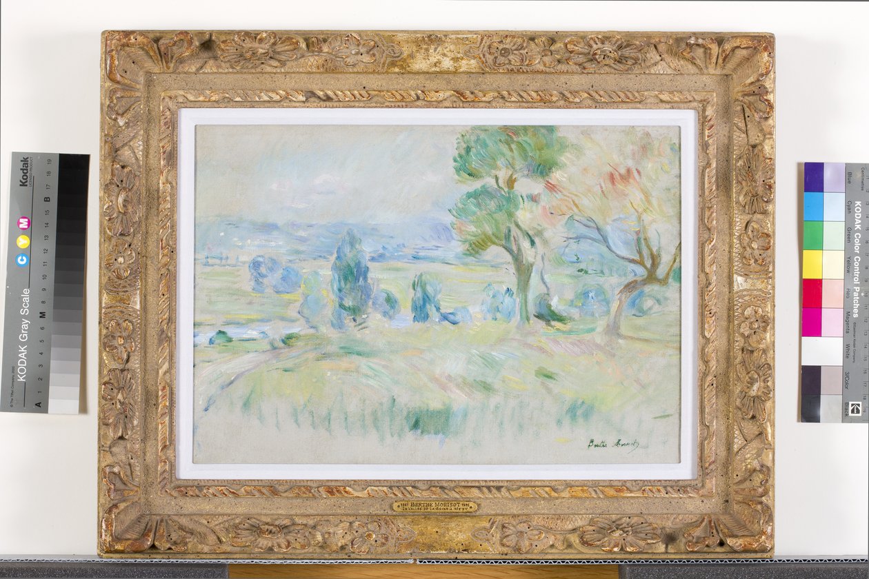 Seinen laakso Mézyssä, 1891 tekijältä Berthe Morisot
