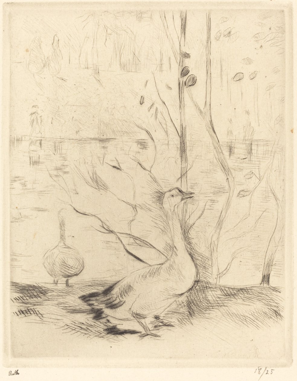 Kävele Boulougne Woodissa tekijältä Berthe Morisot