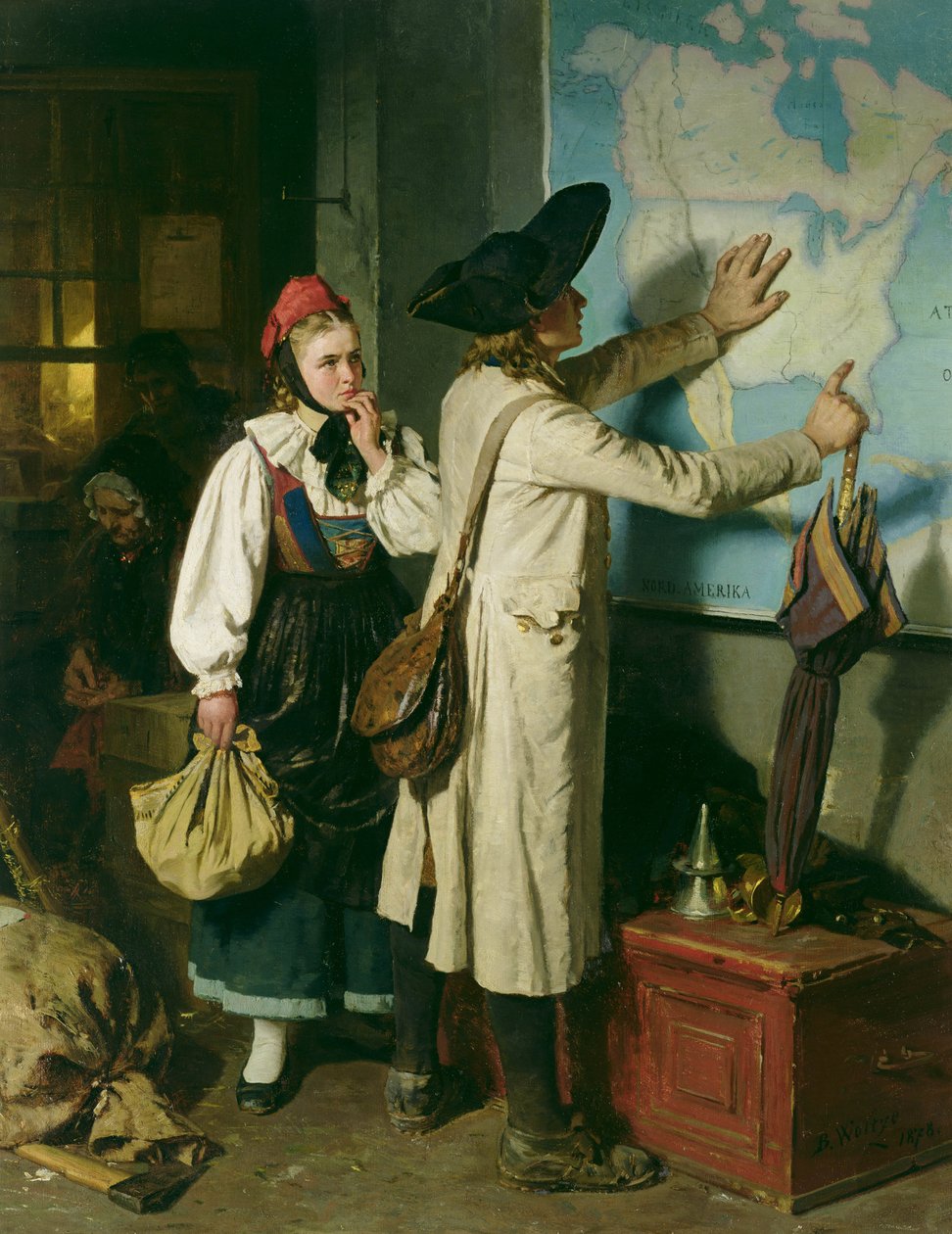 Maahanmuuttajat tekijältä Berthold Woltze