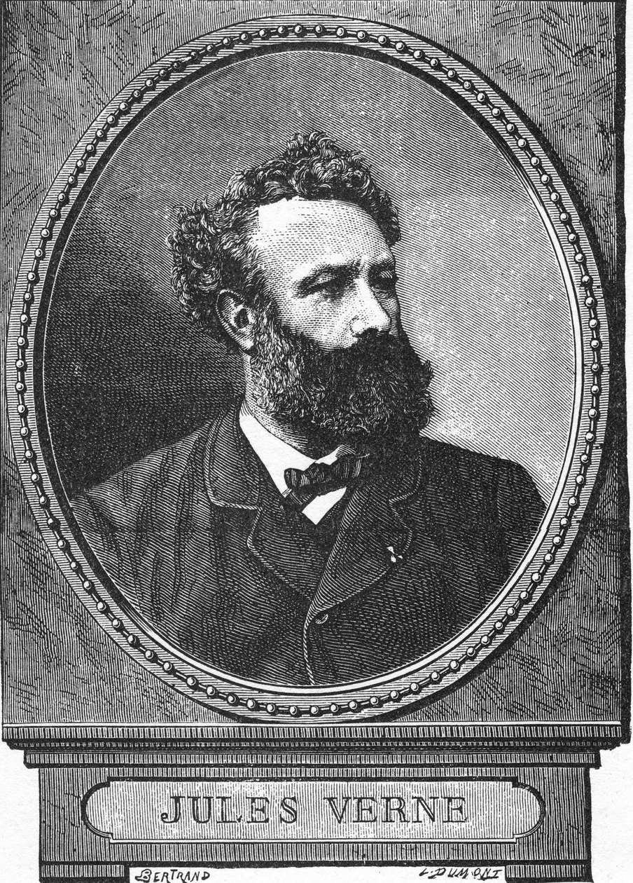 Jules Verne, nykymuotokuva tekijältä Auguste Bertrand