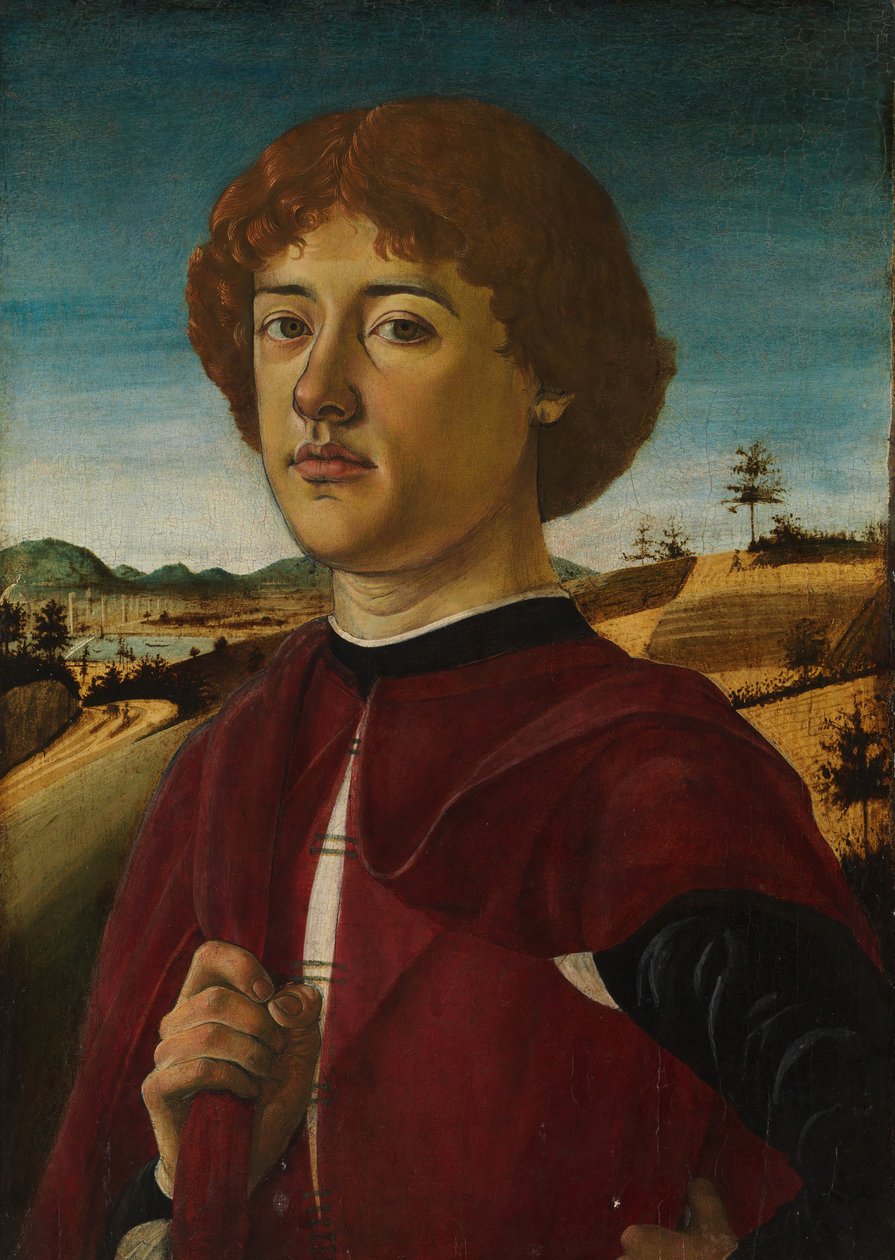 Nuoren miehen muotokuva, luultavasti n. 1470. tekijältä Biagio d