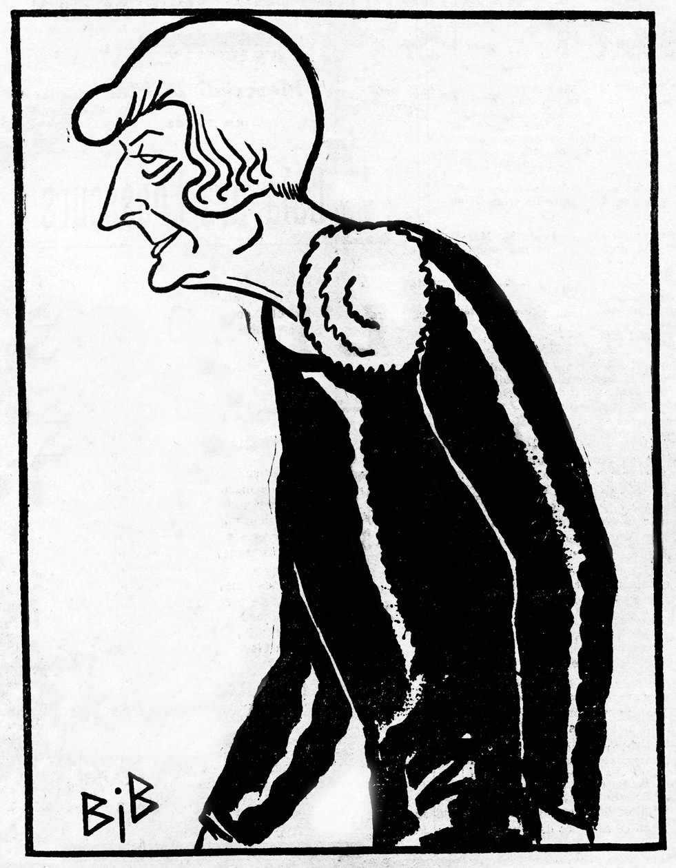 karikatyyri Charlotte Lysesista tekijältä Bib