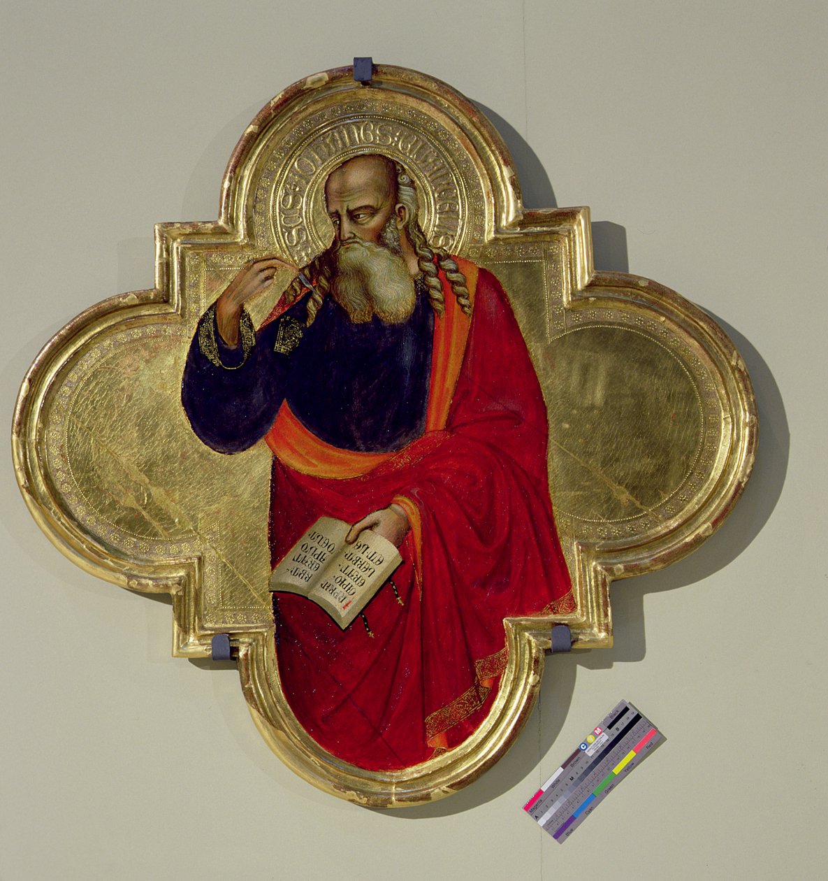 Pyhä Johannes (tempera ja lehtikulta paneelille) tekijältä Bicci di Lorenzo