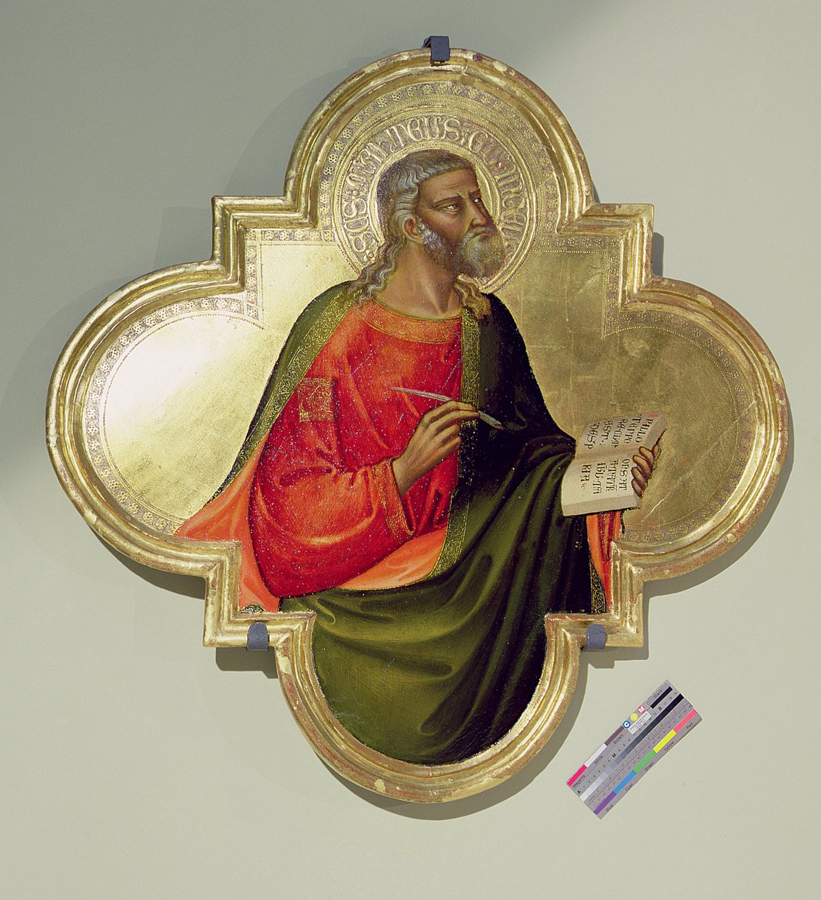 St. Mark (tempera ja kultalehti paneelissa) tekijältä Bicci di Lorenzo