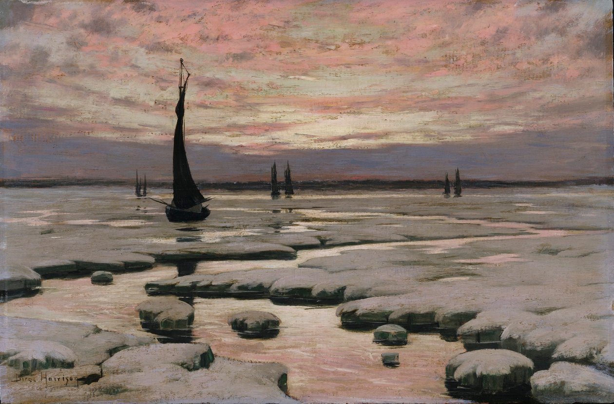 Talven auringonlasku tekijältä Birge Harrison