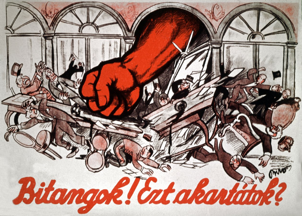 Konna! Tätäkö sinä halusit 1919 (juliste) tekijältä Biro Mihaly