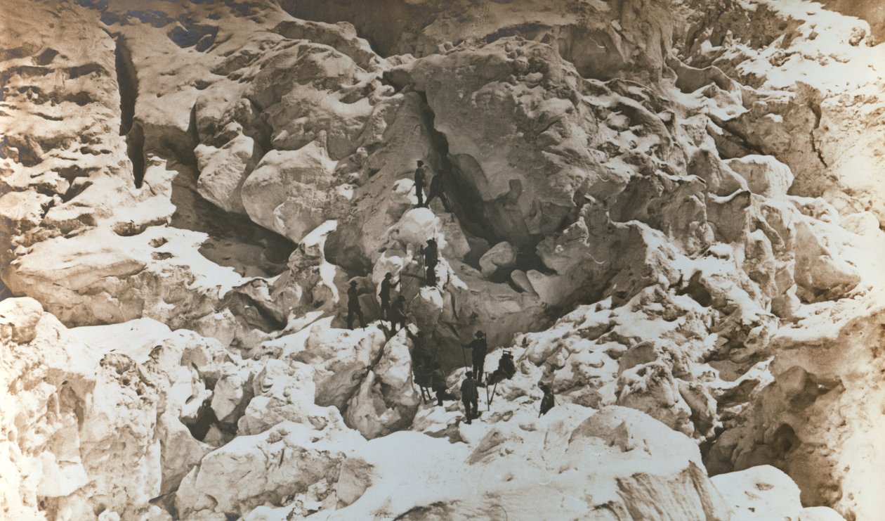 Savoie 41 - Tikkaiden maisema, n. 1860 tekijältä Bisson Freres Studio