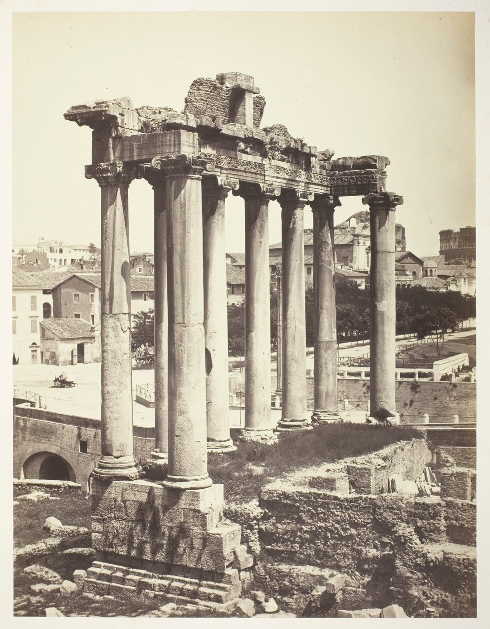 Forum Romanum, Rooma tekijältä Bisson Frères