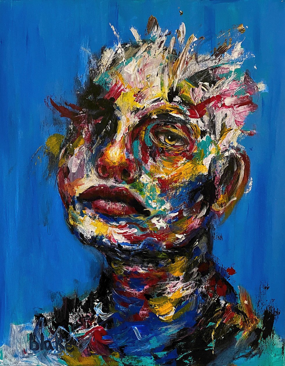 The Innocent Can Never Last, n. 2020 (akryyli kankaalle) tekijältä Blake Munch