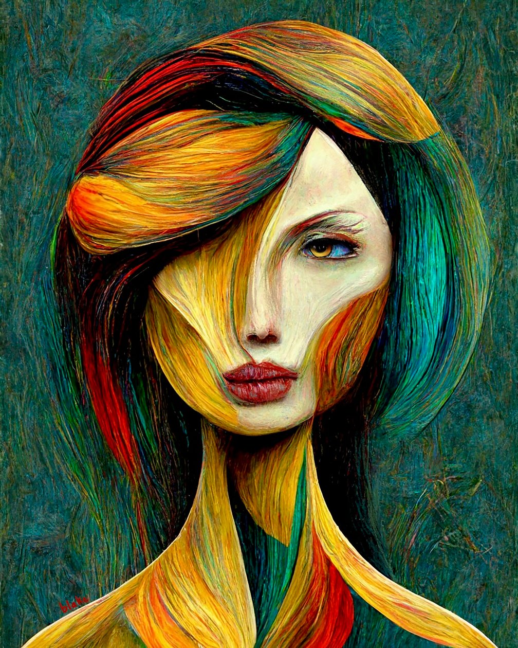 Turning Women Into Wood, n. 2022 (Digitaalinen taide) tekijältä Blake Munch
