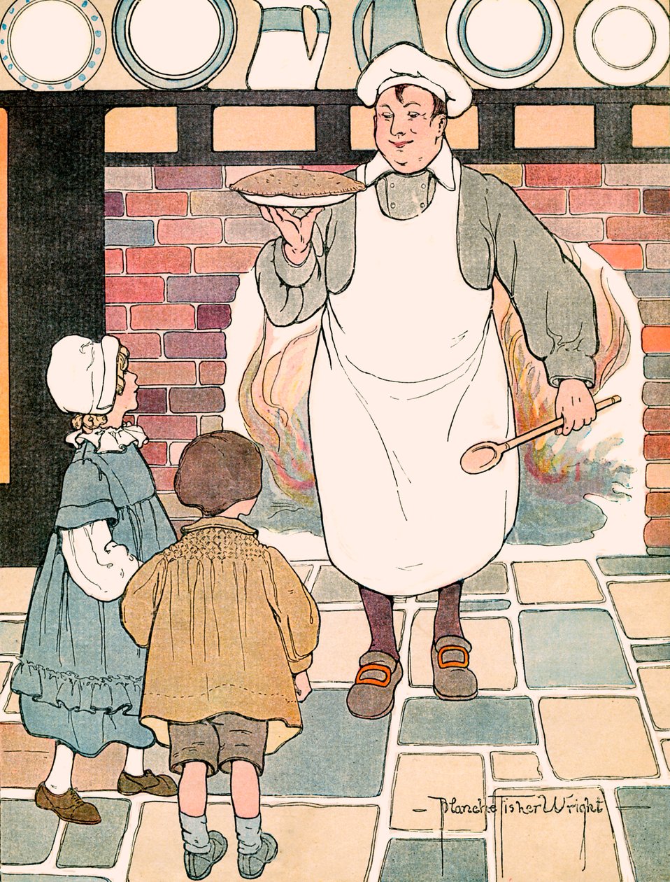 Pat-a-Cake, kuvittanut Blanche Fisher Wright tekijältä Blanche Fisher Wright