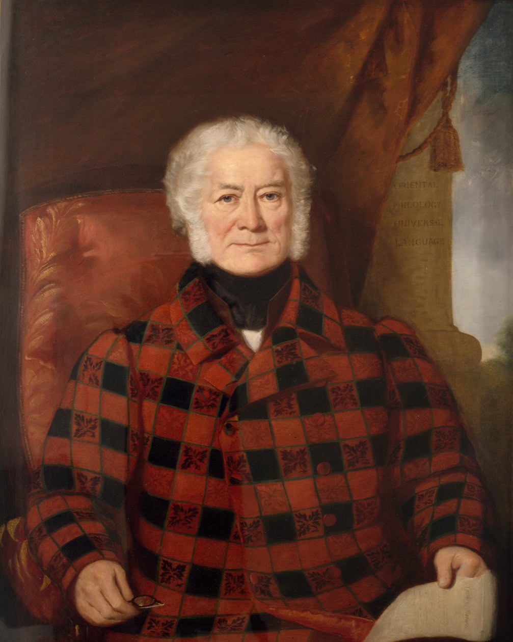 Tohtori John Borthwick Gilchrist (1759–1841) (öljy kankaalle) tekijältä Blanconi Blanconi