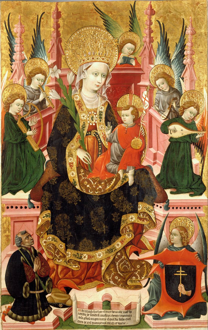 Mosénin neitsyt Esperandeu de Santa Fe, 1439 tekijältä Blasco de Granen