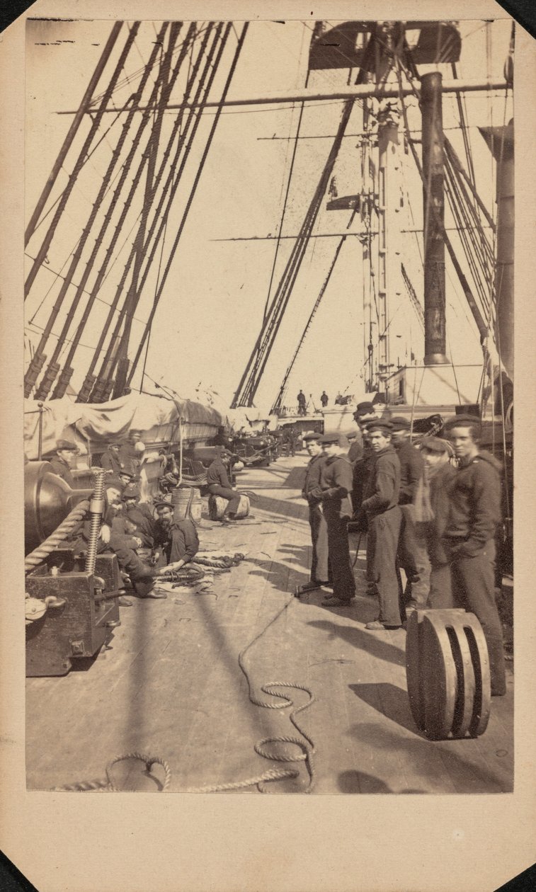 USS New Hampshire, n. 1864-1865 (kuva). tekijältä Blauvelt & Hubbard