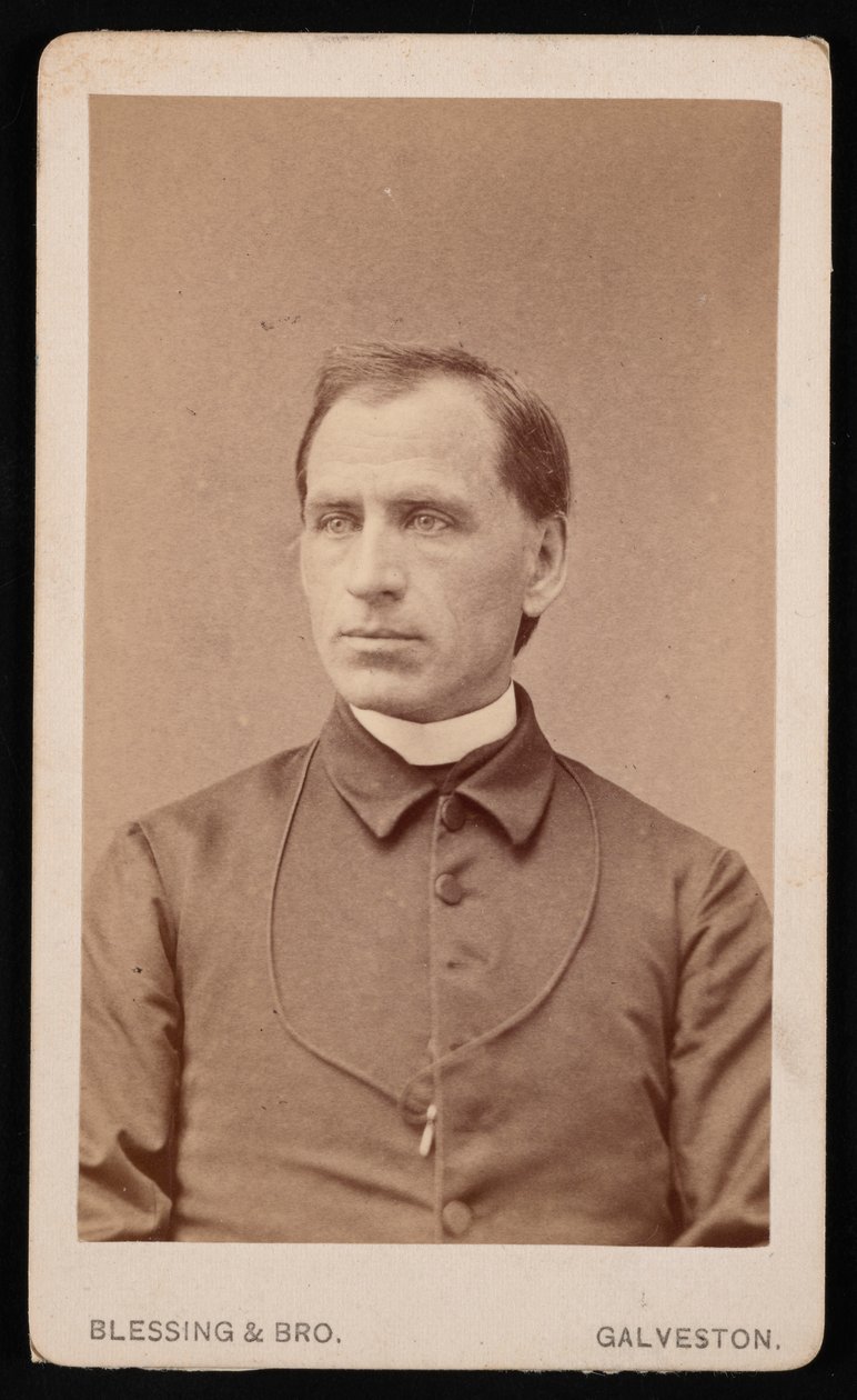 Pastori Joseph Celestine Carrierin muotokuva 1833-1904, ennen vuotta 1876. tekijältä Blessing and Bro