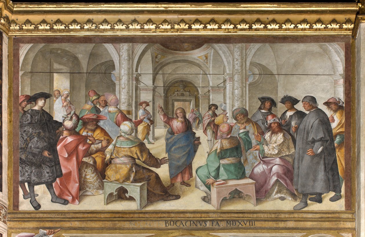 Presbyteeri, Kahdeksas North Span, Jeesuksen kiista, Boccaccio Boccaccino tekijältä Boccaccio Boccaccino