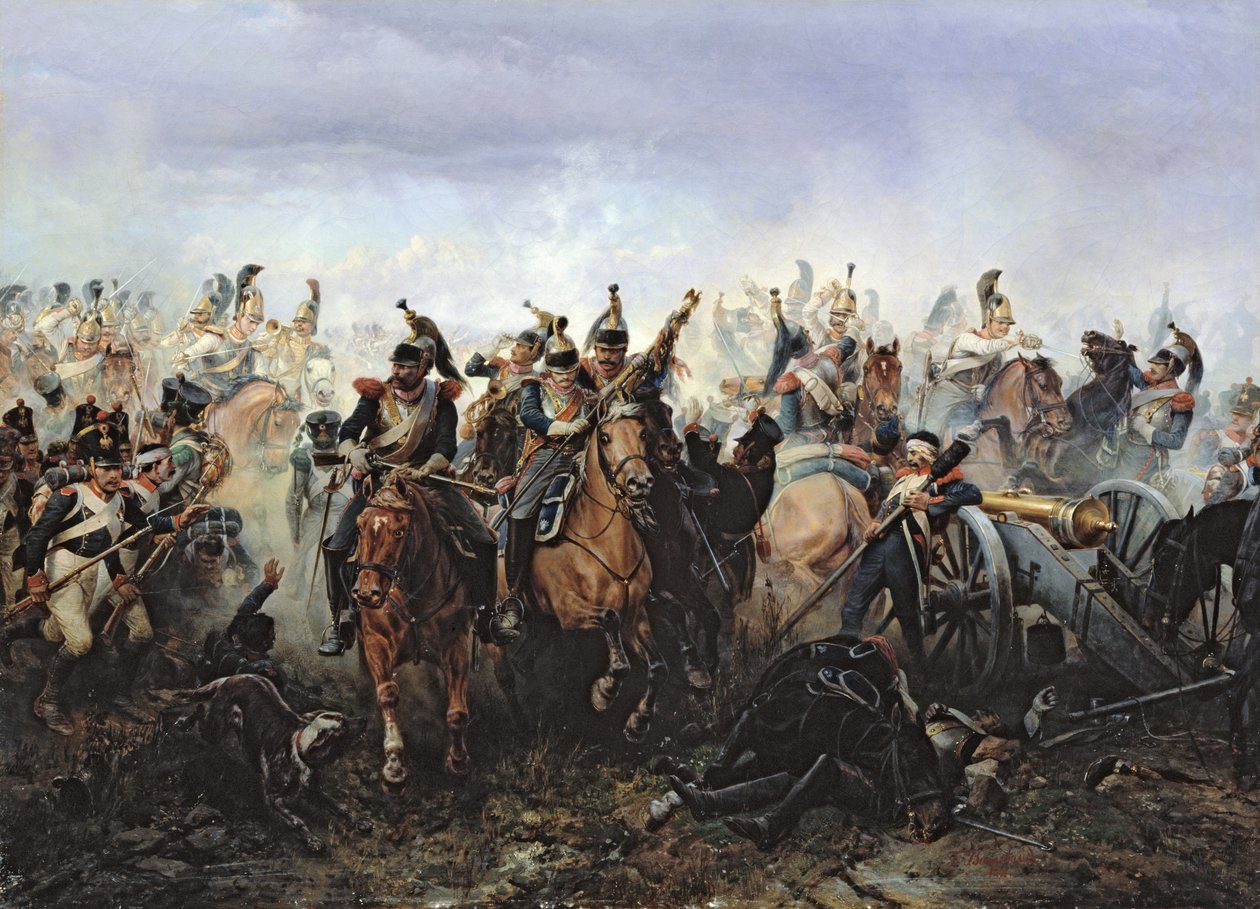 La Fere-Champenoisen taistelu 25. maaliskuuta 1814, 1891. tekijältä Bogdan Willewalde