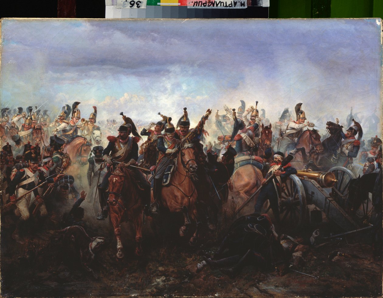 La batalla de Fere Champenoise (Fere-Champenoise), 25 de març de 1814 (La batalla de Fer Champenois, el 25 de març finlandès tekijältä Bogdan Willewalde