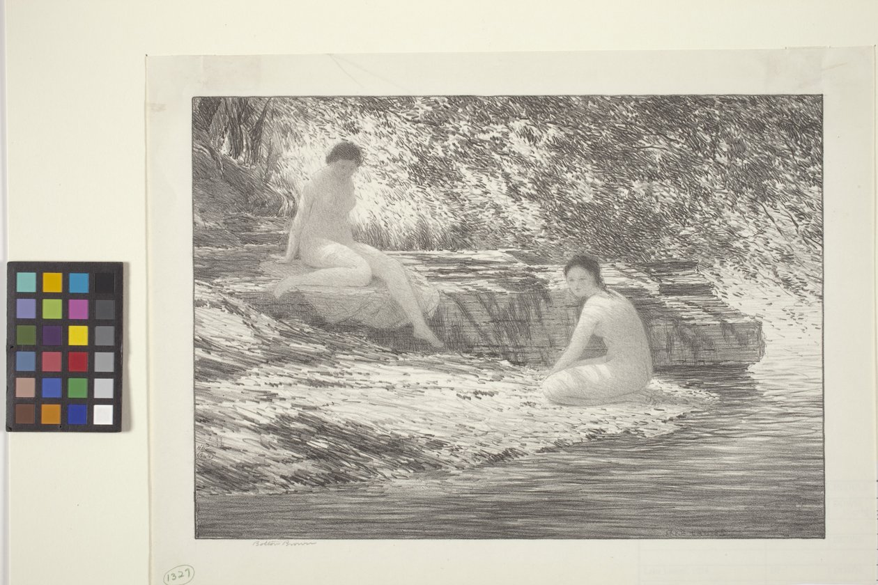 Lake Ladies (muste paperille) tekijältä Bolton Coit Brown