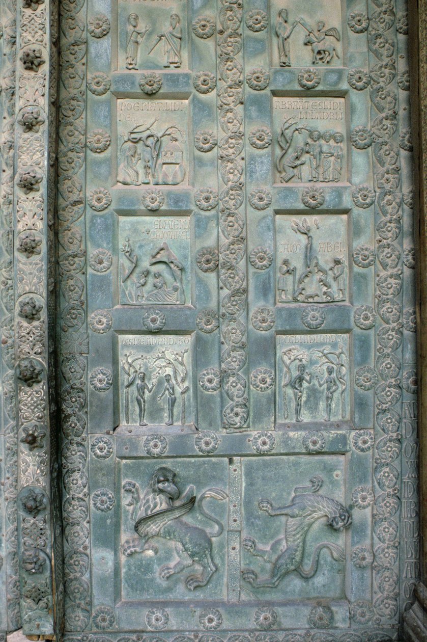 Katedraalin ovet, 1186 (pronssi) tekijältä Bonannus of Pisa