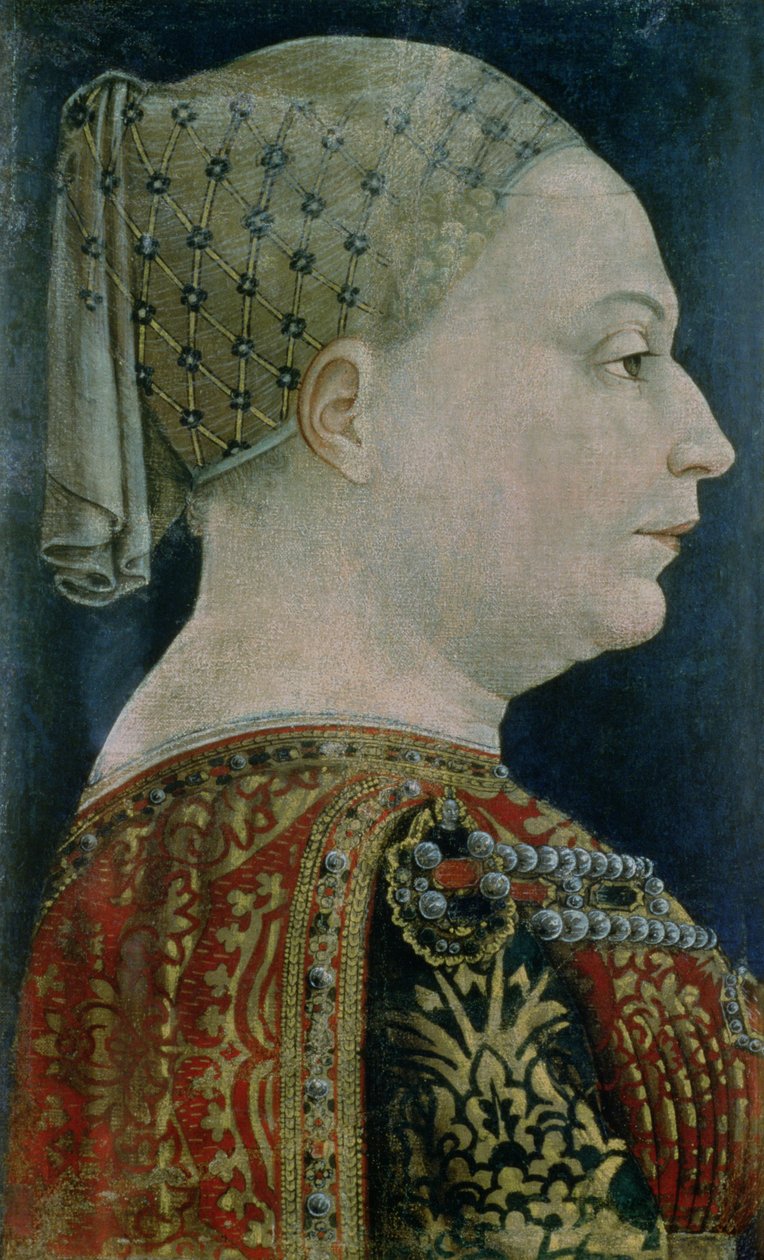 Maria Sforzan muotokuva tekijältä Bonifacio Bembo