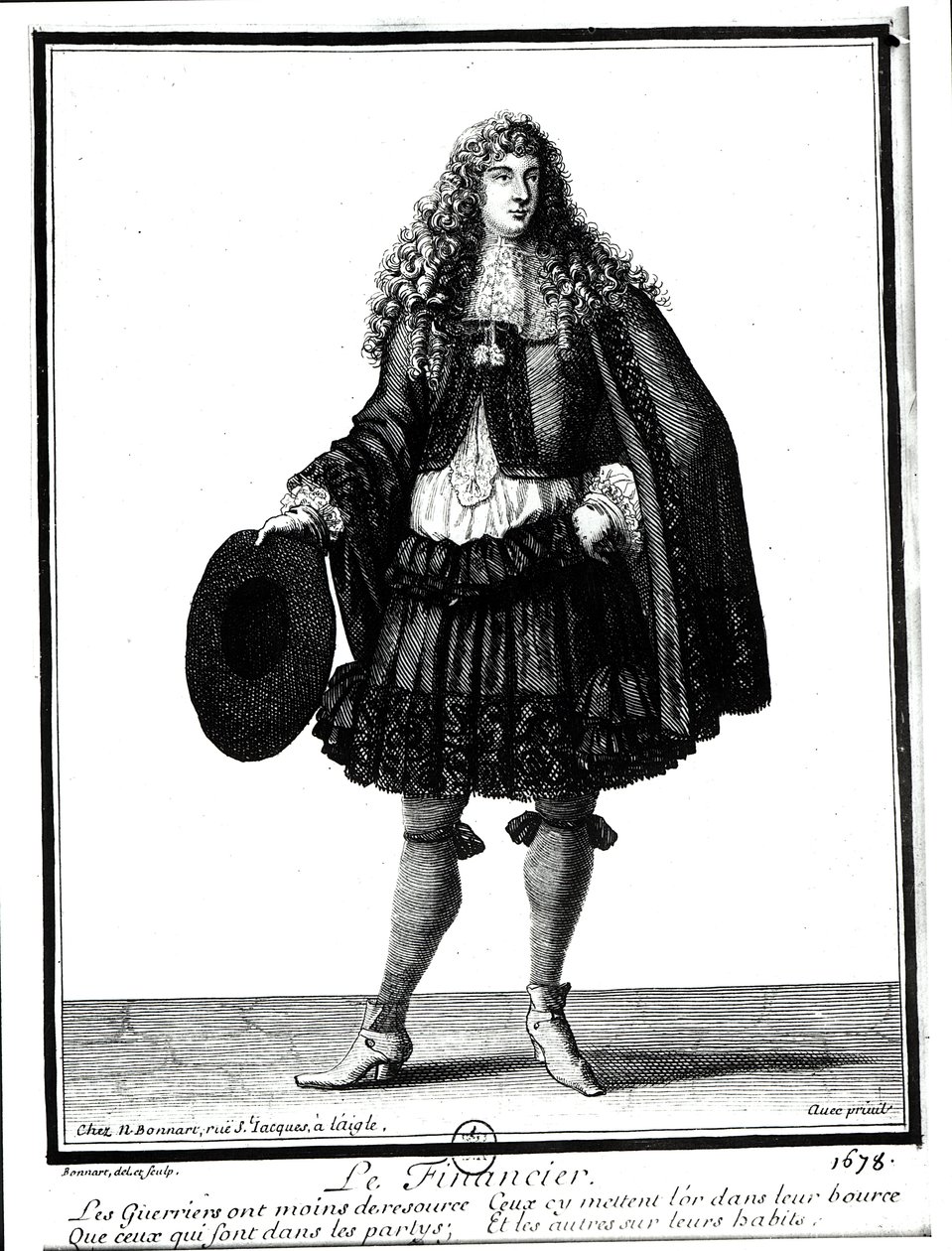 Pankkiiri, 1678 tekijältä Nicolas Bonnart