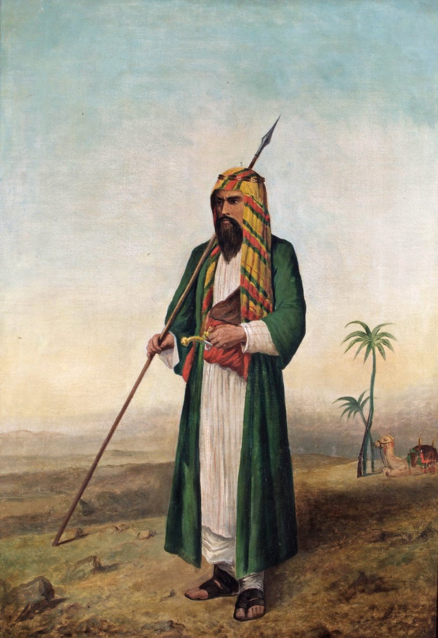 Sir Richard Burton arabimekossa, n. 1853 tekijältä Borgo Caratti