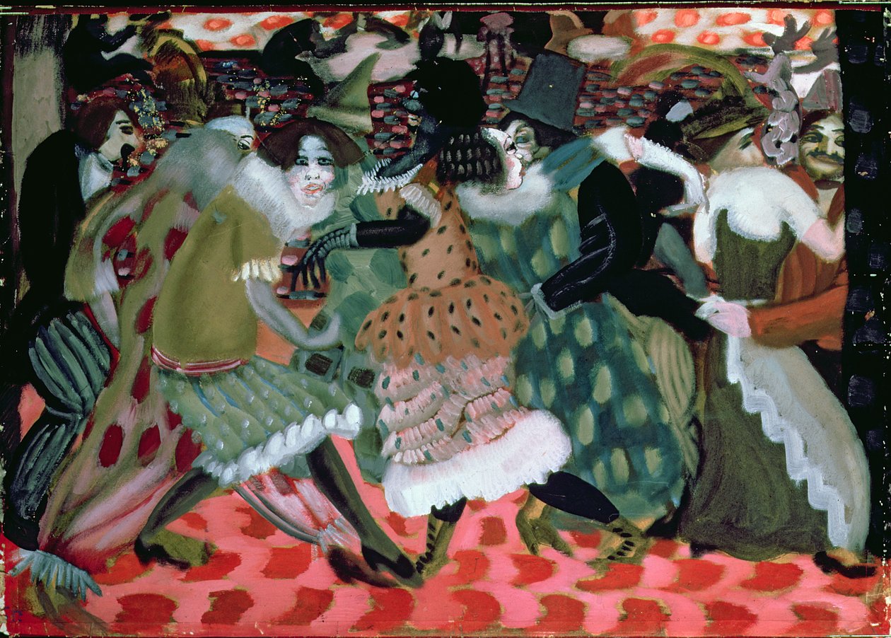 Morte-Saison Pariisissa, 1913 tekijältä Boris Dmitrievich Grigoriev